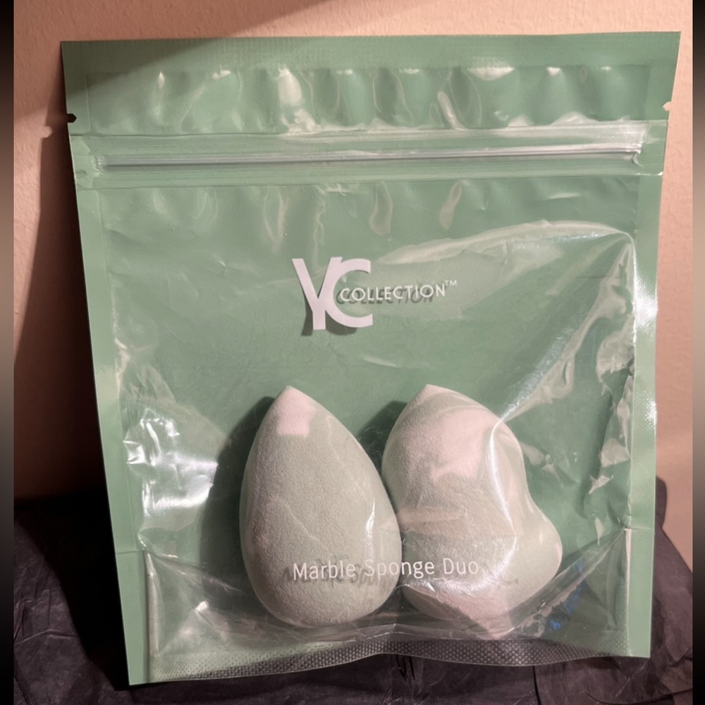 YC Collection-Marble Make Up Sponge-Duo - Picture 2 of 3